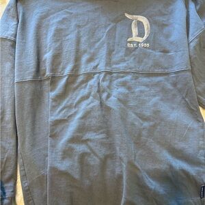 Disney Men's Blue Long Sleeve Tee